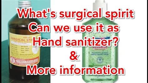 Rubbing Alcohol vs. Surgical Spirit .
